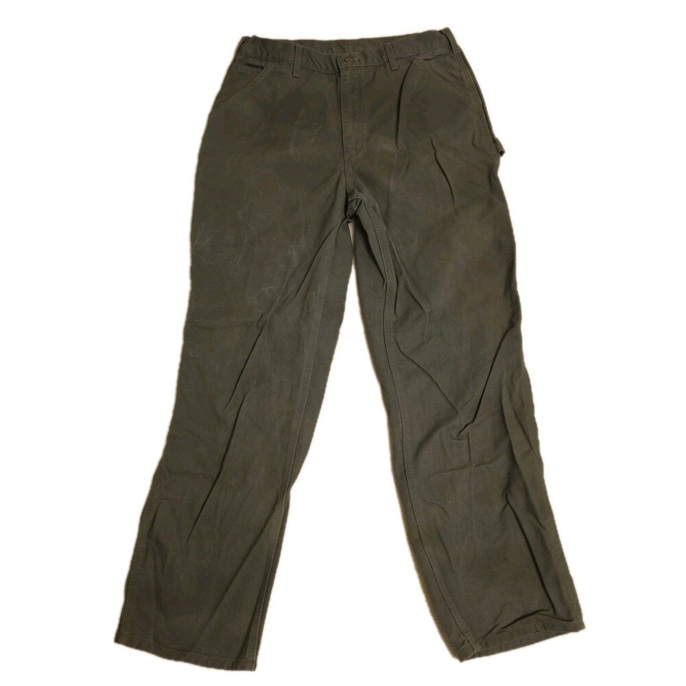 CARHARTT Cargo Pants Mens 36X34 Dungaree Fit 100% Cotton
